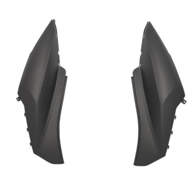 Coque arrière adaptable Noir mat Peint SYM ORBIT 50cc, ORBIT II 2T 50cc, ORBIT II 4T 50cc