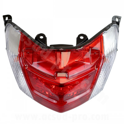 Feu arrière adaptable homologué CE pour maxi scooter Yamaha 125 N-Max 2015-2020 (réf. OEM : 2DP-H4710-00)