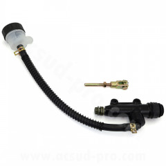 Maître cylindre de frein adaptable noir (avec bocal) pour Beta 50 RR 2011+, Aprilia 50 RX 1999-2005, Generic 50 Trigger 2006-2018, KSR 50 TRX 2015-2020