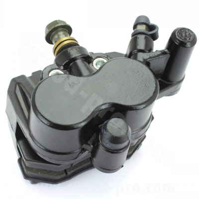 Étrier de frein adaptable double piston noir gauche pour Scooter 50cc 139QMB, 1PE40QMB, GY6