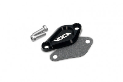 Obturateur de pompe à huile VOCA RACING couleur noir pour 50 à boite Minarelli AM6, Derbi Senda