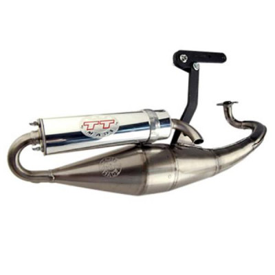 Pot d'échappement LEOVINCE TT Adapté CPI Euro 2/Keeway 50cc (Réf 7404) pour Hurricane, F-ACT, Hussar, Oliver, Popcorn, Spin, Cracker, XOR, Ideo