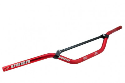 Guidon VOCA RACING Cross 22,2mm rouge L805mm pour 50 à boîte