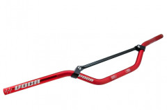 Guidon VOCA RACING Cross 22,2mm rouge L805mm pour 50 à boîte