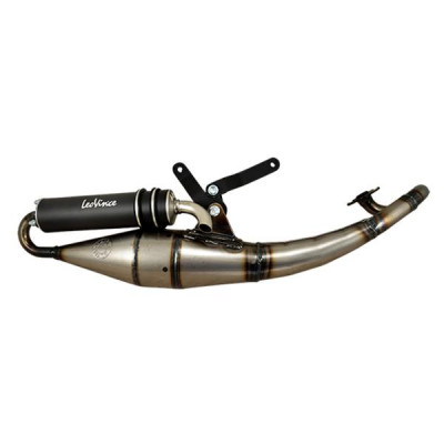 Pot d'échappement LEOVINCE TT Black refroidissement air pour Peugeot Ludix, One, Vivacity 2T