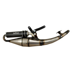 Pot d'échappement LEOVINCE TT Black refroidissement air pour Peugeot Ludix, One, Vivacity 2T