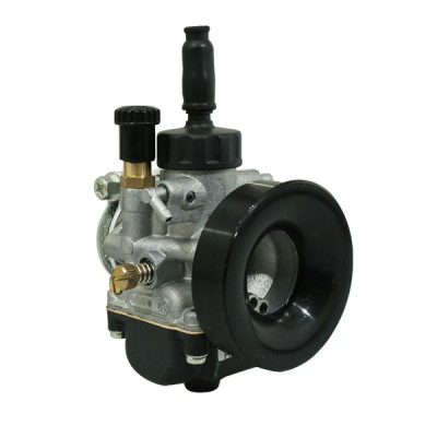 Carburateur Dellorto PHBG 19 CS avec graissage, starter à tirette - Réf 2575 pour scooter 50cc, cyclomoteur, mobylette 2 temps