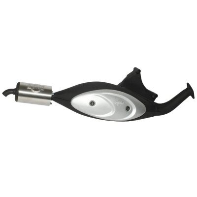 Pot d'échappement Sito adaptable avec pipe et silencieux pour Gilera 50 Stalker, Runner / Piaggio 50 NRG MC2, Zip SP (réf 0572 - Sito Plus)