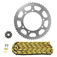 Kit chaine Afam 420 13x53 pour Gilera 50 RCR 2003-2005, démultiplication d'origine