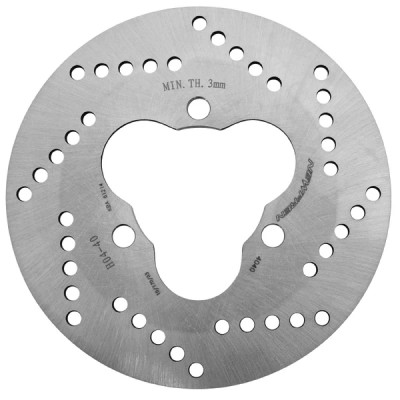 Disque de frein adaptable D.180 AR pour DERBI SENDA R-SM/XP6 2002->, MRT, SMT, RCR, RX, SX - NEWFREN (DF4040A)