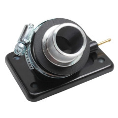 Pipe admission adaptable avec adaptateur pour moteur Minarelli AM6, compatible avec Aprilia RS RX 50, Malaguti XSM XTM, Peugeot XP6 XPS, Yamaha TZR