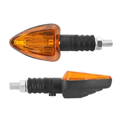 Clignotant universel adaptable 21w orange-noir (vendu par 2)