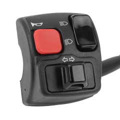 Commutateur/commodo gauche adaptable Noir Derbi 50cc Senda, Gilera 50 RCR, SMT, Rieju 50 MRT