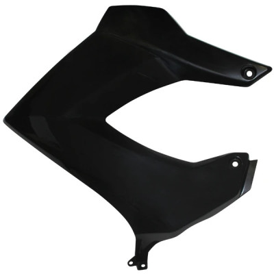 Cache latéral de réservoir droit noir adaptable pour Derbi Senda 50 à boîte 1994-2011