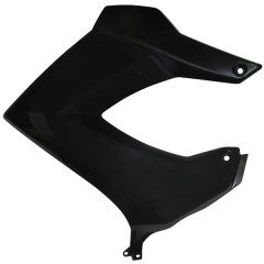 Cache latéral de réservoir droit noir adaptable pour Derbi Senda 50 à boîte 1994-2011