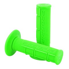 Poignées ProGrip 794 vert fluo simple densité closed end 115mm (paire)