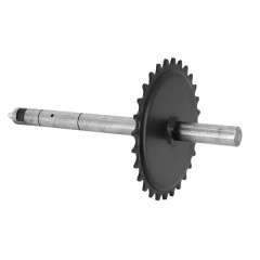 Axe de pédalier adaptable 28 DTS pour cyclomoteur MBK 40/41/50/51