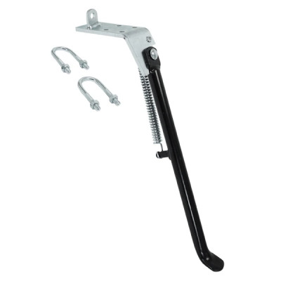 Béquille adaptable 310mm noire pour Derbi Senda à boîte latérale