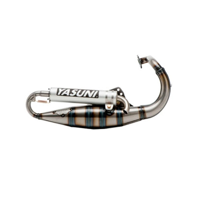Pot d'échappement Yasuni Silencieux Aluminium pour Peugeot 50 TKR, Trekker, Speedfight 1 et 2, Vivacity