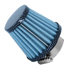Filtre à air adaptable imitation carbone diamètre 28/35 pour Scooter, Mécaboite, Mobylette, Maxi Scooter, Moto, Quad