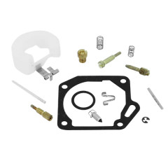 Kit réparation carburateur adaptable 14 pièces PHVA pour scooter MBK/Yamaha/Peugeot type TK 477399/483340.