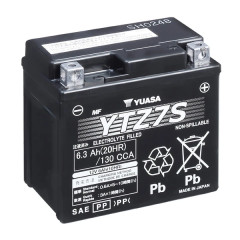 Batterie Yuasa 12V 6Ah YTZ7S Sans Entretien Gel Prete à l'Emploi