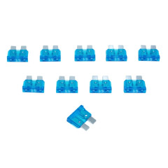 Fusible plat enfichable adaptable 15A sachet de 10 Scooter, Mécaboite, Mobylette, Maxi Scooter, Moto, Quad