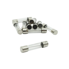 Fusible rond en verre 10A adaptable (sachet de 10) pour Scooter, Mécaboite, Mobylette, Maxi Scooter, Moto, Quad