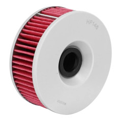 Filtre à huile Hiflofiltro HF146 (101x40mm) pour Moto : YAMAHA 750 XS, 850 XS, 1100 XJ, 1100 XS, 1200 V-MAX, 1200-1300 VENTURE
