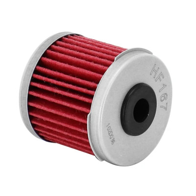 Filtre à huile Hiflofiltro HF167 (38x38mm) pour DAELIM 125 VC, VS, VT-LML 125 STAR