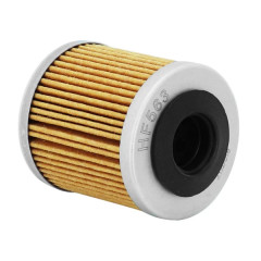 Filtre à huile Hiflofiltro HF563 (45x49mm) pour APRILIA 125 RS4 2011+, SX 2019+ - HUSQVARNA 250 TC 2008+, 250 TE 2008-2009, 450 SM 2008-2010, 510 SMR 2008-2010, 630 SMR 2010+