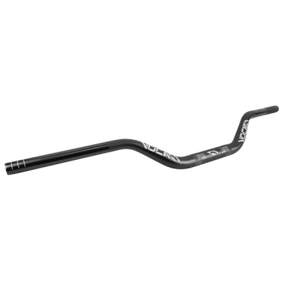 Guidon Voca Racing HB28 en aluminium pour 50 à boîte couleur noir Diamètre 28,6mm Longueur 805mm
