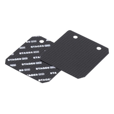 Lamelles de boîte à clapets Stage6 carbone tressage 45° épaisseur 0,35 mm pour MBK Nitro, Aerox