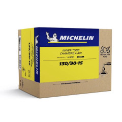 Chambre à air 15 pouces Michelin 130/90x15 - valve coudée 90°