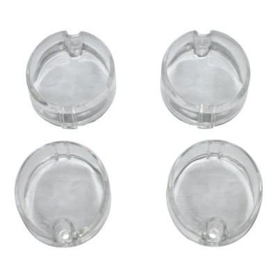 Cabochons clignotants adaptable transparents x4 pour 50 à boîte Derbi Senda
