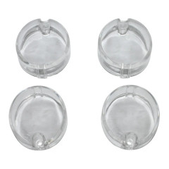 Cabochons clignotants adaptable transparents x4 pour 50 à boîte Derbi Senda