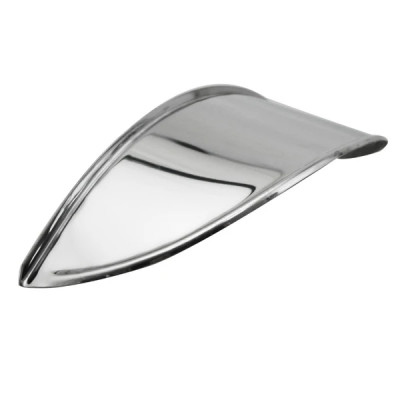Casquette de phare rond adaptable finition chrome Peugeot 103
