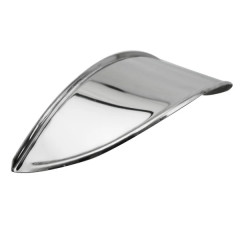 Casquette de phare rond adaptable finition chrome Peugeot 103