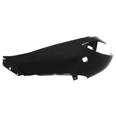 Coque arrière gauche adaptable noire brillante pour scooter Peugeot 50 Vivacity 1998>2007