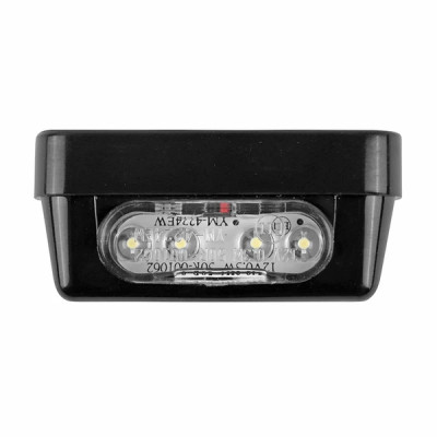 Éclairage de plaque adaptable 4 LEDs noir homologué CE