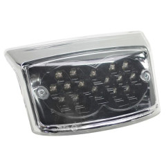 Feu arrière adaptable noir à leds (16 leds rouges) pour scooter MBK Booster / Yamaha BWS après 2004
