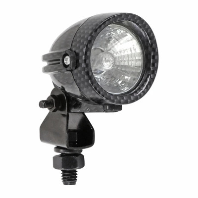 Feu halogène adaptable orientable 40mm carbone 20W