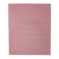 Grille de décoration adaptable rouge anodisé 29x35