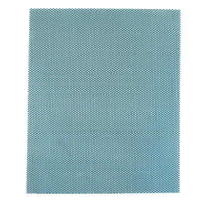 Grille protection décoration adaptable bleu anodise 29x35