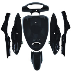 Kit carrosserie Tun'r noir adaptable pour scooter chinois (7 pièces)
