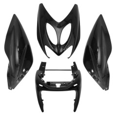 Kit carrosserie Tun'r noir brillant 4 pièces type origine pour scooter Nitro/Aerox après 2013