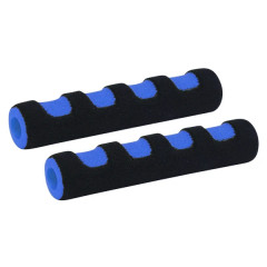 Mousse de levier de frein adaptable 100mm noir/bleu
