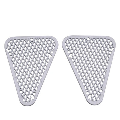Grilles de coque arrière adaptable blanches pour scooter MBK 50 Booster 2004+ / Yamaha 50 BWS 2004+ (paire)