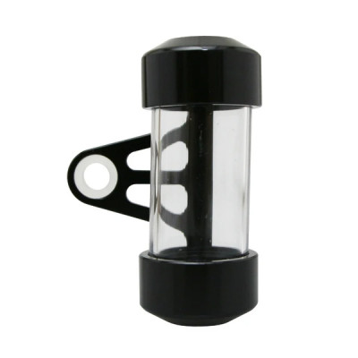 Porte vignette assurance Replay alu noir 70mm