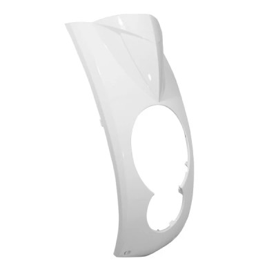 Tablier avant adaptable blanc brillant pour scooter Ludix (compteur triangulaire)